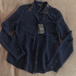 Brand new Armani Exchange blouse sz S